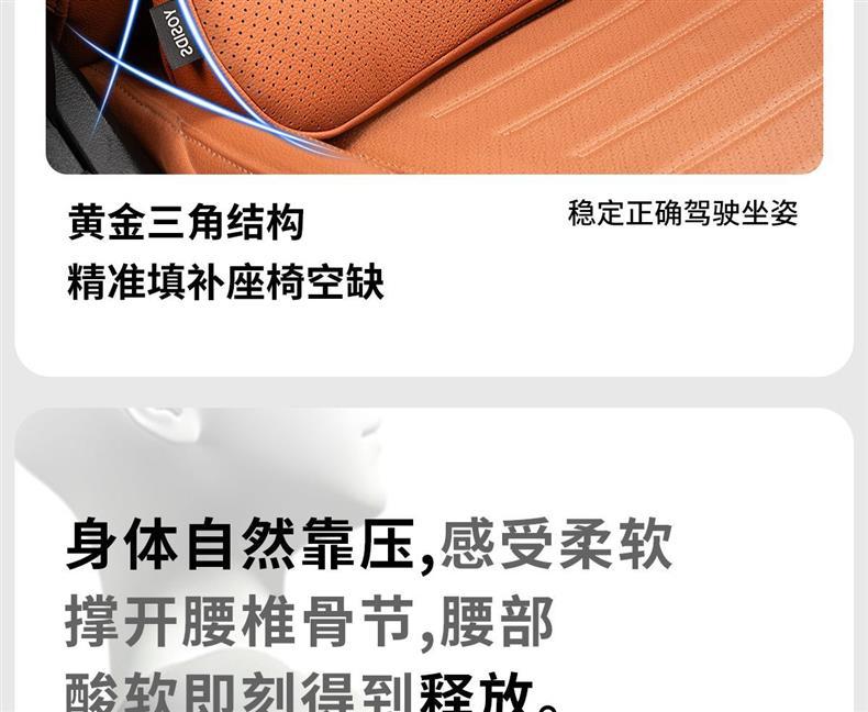 Suitable for AITO M6, same style as the mall's lumbar support, headrest, neck support, and waist support, car interior accessories, must-buy parts for new car modification