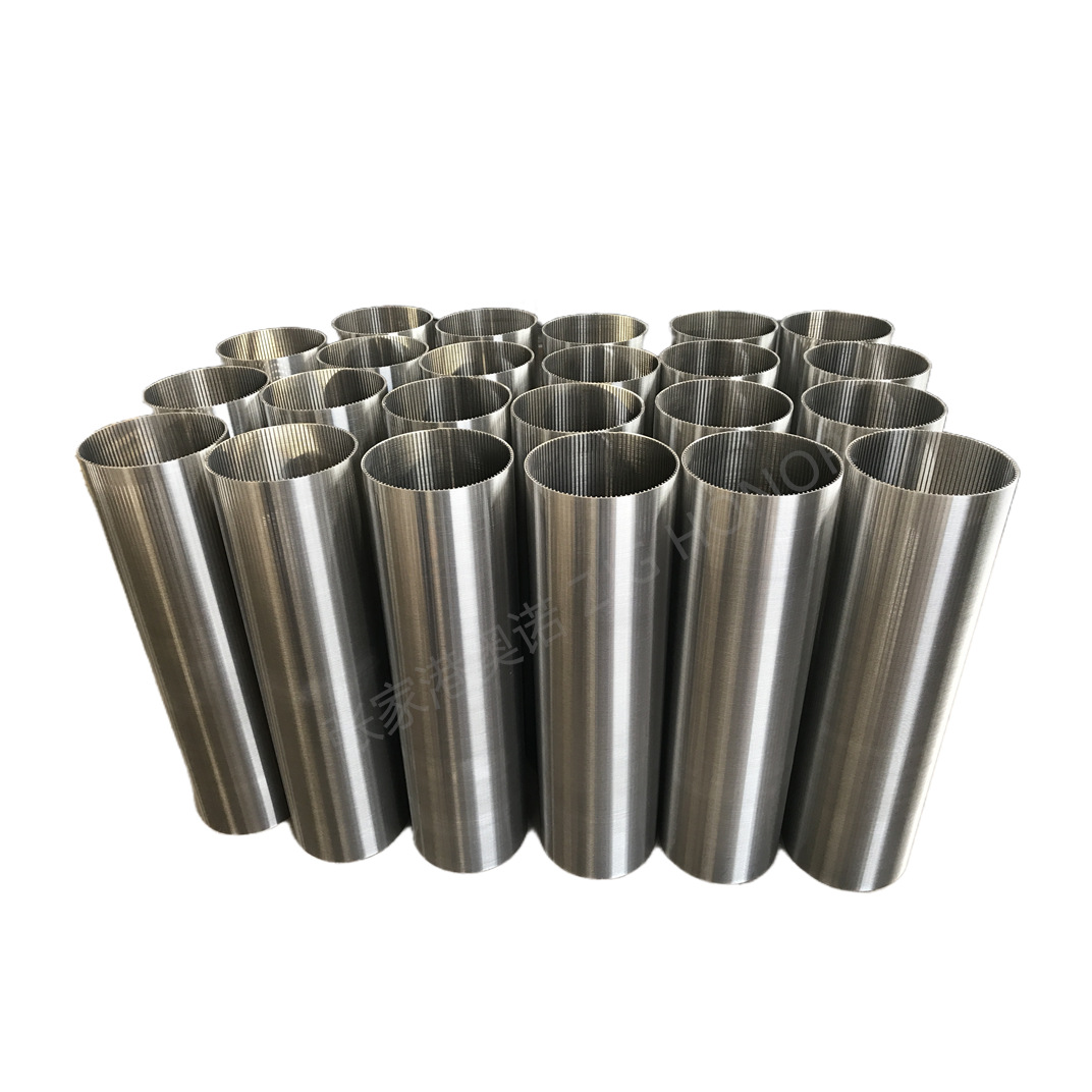 厂家定制不锈钢楔形全焊式绕丝正反卷筛管 约翰逊网自清洗滤芯