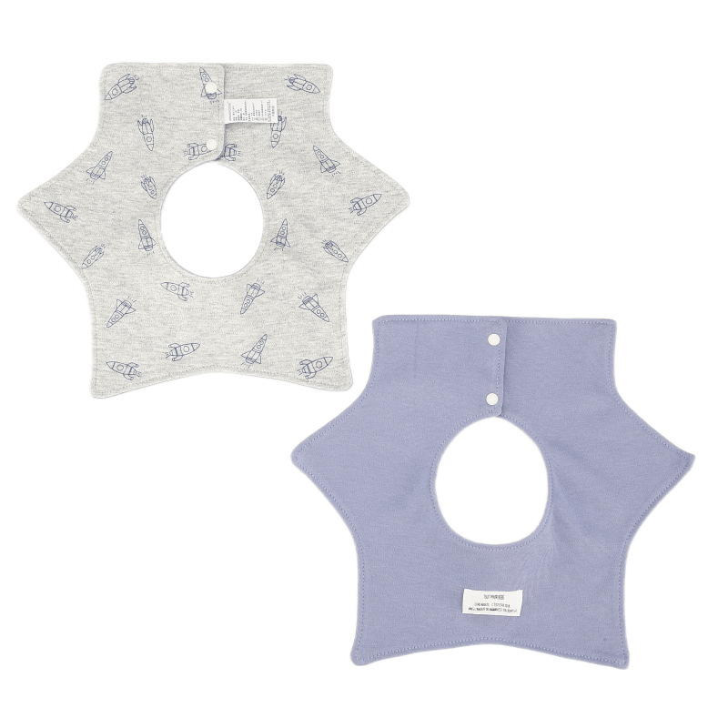 Babero Reversible de Algodón para Bebé Absorbente de 100% Algodón para Bebés image 10