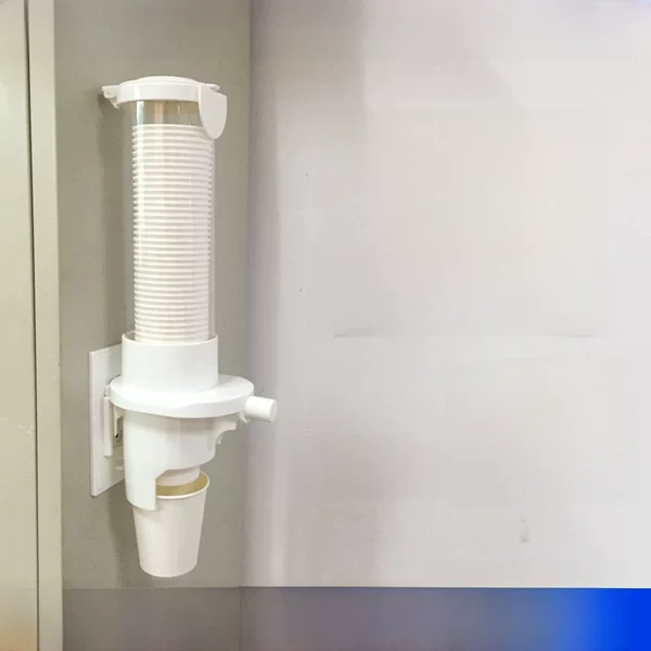 Supply button paper cup holder Cup extractor transparent dispenser 7 oz paper cup automatic drop Cup