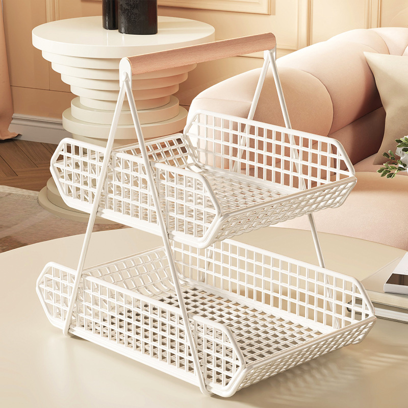 Cup Storage Rack Storage Rack Water Cup Cup Shelf Desktop Collection Tea Cup Double-Layer Drain Plate Household Dining Table Coffee