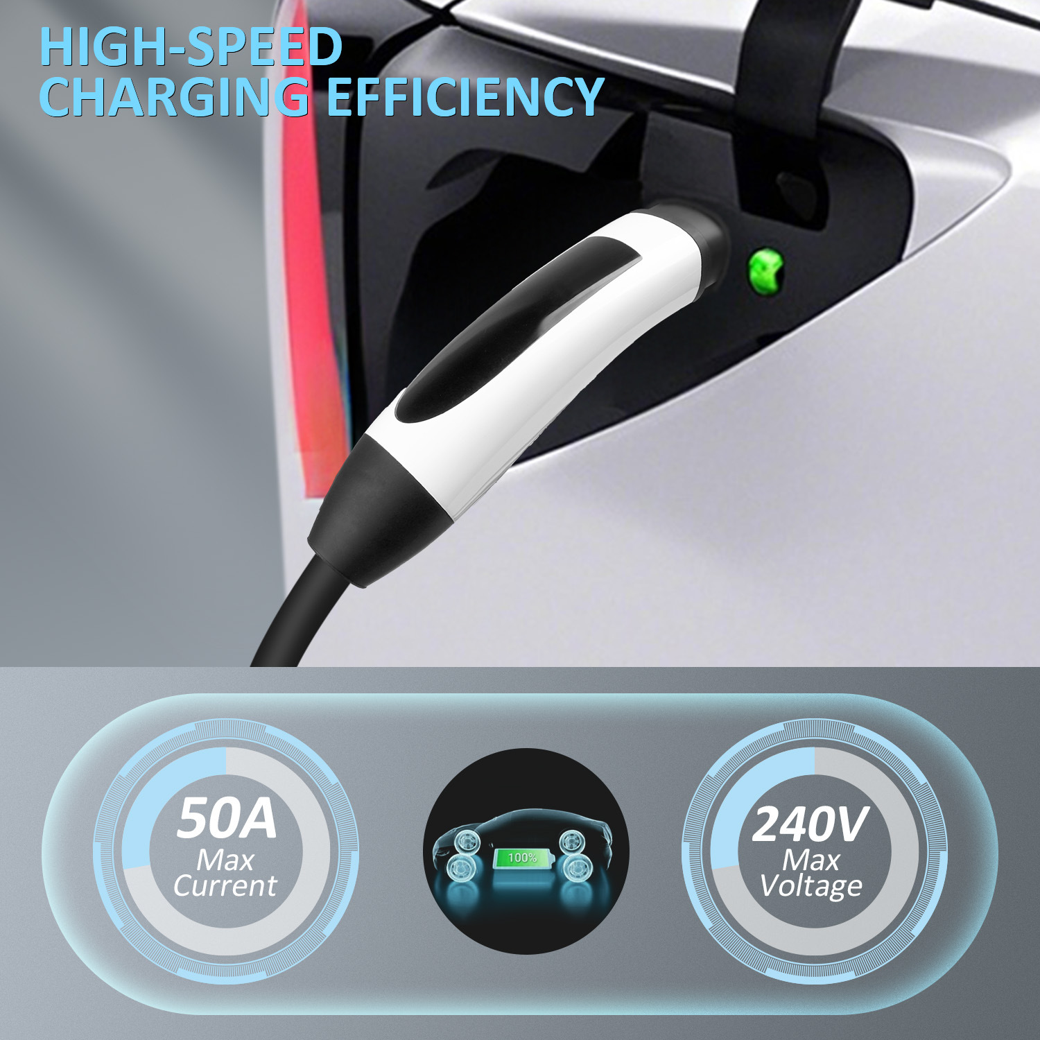 St-E140 New Energy Vehicle Charging Pile Tesla Extension Cable 30A/40A/50A Optional