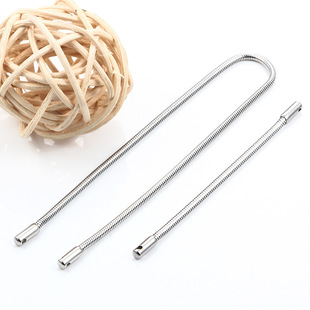 Stainless steel soft round snake chain titanium steel soft snake bone Chain 2mm personality fashion men and women clavicle chain necklace chain diy