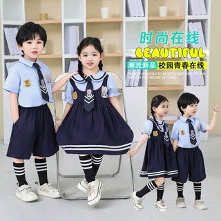 六一儿童表演服装男女童jk制服套装朱迪小警官演出服幼儿园毕业服
