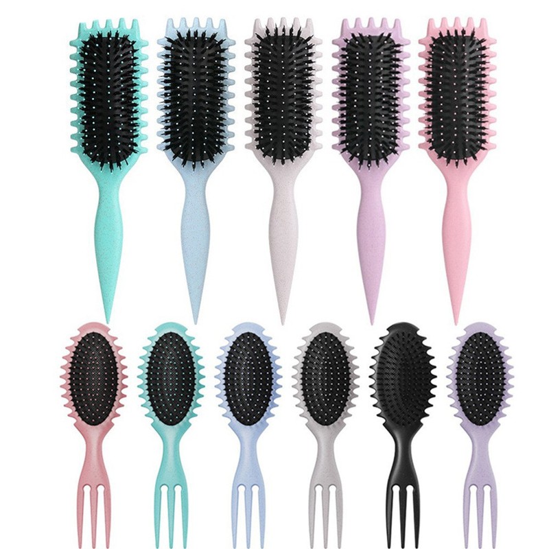 バウンス防毛ヘアブラシセット静電防止順髪マッサージ乾湿両用Bounce CurlDefin|undefined