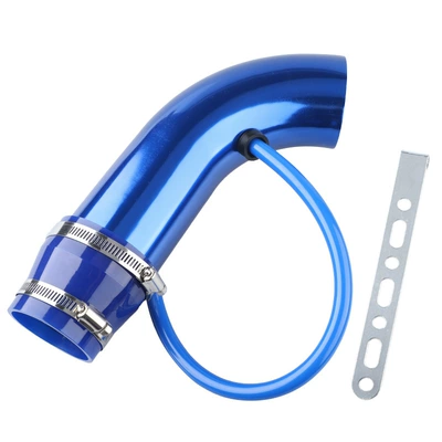 Cross-border hot-selling car modified parts large flow mushroom head aluminum alloy intake suit air filter intake pipe suit (Sorma kollektoru (Giriş)) - blue-theme