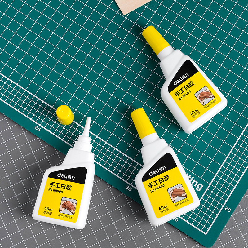 Deli 68600 pegamento blanco 40ml látex blanco para estudiantes de primaria