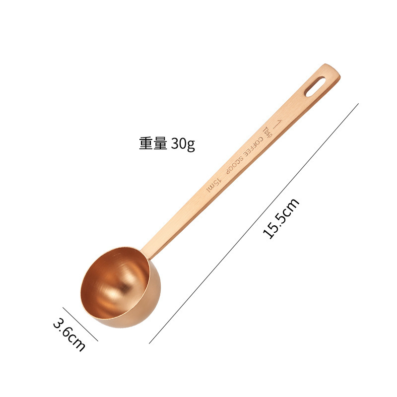 ステンレス計量スプーン304粉ミルクスプーン15/30mlコーヒー豆計量スプーン台所焙煎粉計スプーン計量スプーン|undefined