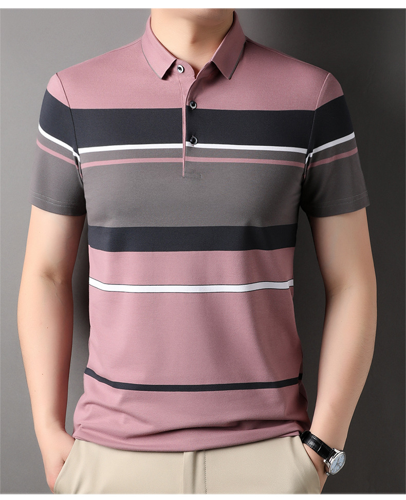 2023 Striped Short-Sleeve T-Shirt 11