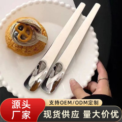 ステンレス鋼デザートスプーン長いハンドルアイスクリームスプーン家庭用ヨーグルトスプーンオート麦スクープコーヒースプーンケーキアイスクリームスプーン