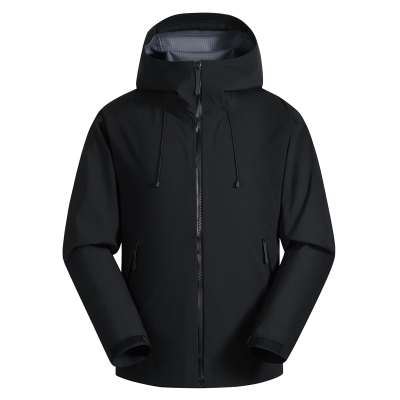 Bird's Nest Brand Outdoor Windproof and Waterproof Heat-Sealed Three-Layer Laminated Hardshell Jacket for Men and Women, Suitable for Mountaineering and Hiking