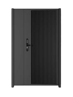 Aluminum Alloy Villa Courtyard Door Outdoor Stainless Steel Garden Entrance Door Iron Door Electric Single and Double Door Yard Door