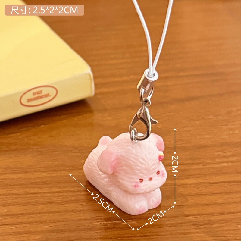 かわいい漫画のクマの携帯電話ロープペンダント女の子のバックパック装飾ペンダントアクセサリー学生キーホルダーペンダント卸売|undefined