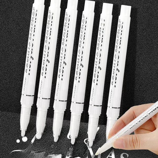 Good knowledge high-gloss acrylic marker pen set student art painting pen water-based acrylic pigment marker high-gloss pen