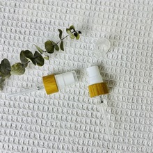 化妆瓶喷雾竹盖香薰精油瓶木盖滚珠瓶盖香水木盖竹制品精油瓶竹盖
