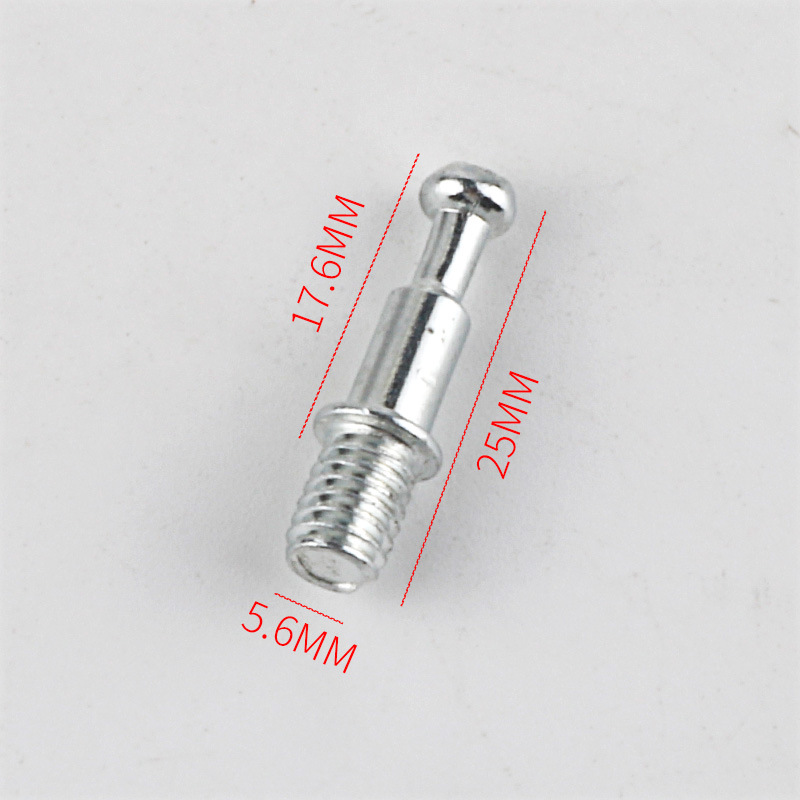 Suministro directo de fábrica conector tres en uno engrosada cerradura excéntrica rueda ropa gabinete de montaje rápido Rod conector dos en uno