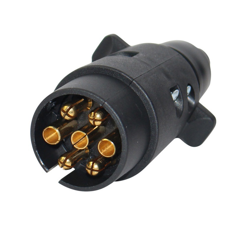 7-Core Plastic Plug 7-Core Plug Socket Trailer Plug Trailer Connector Trailer Accessories 12V European Style
