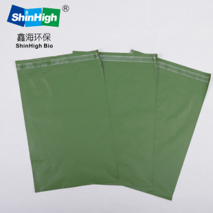 Customized fully biodegradable compostable express bag EU TUV US BPI certified self-adhesive bag wholesale