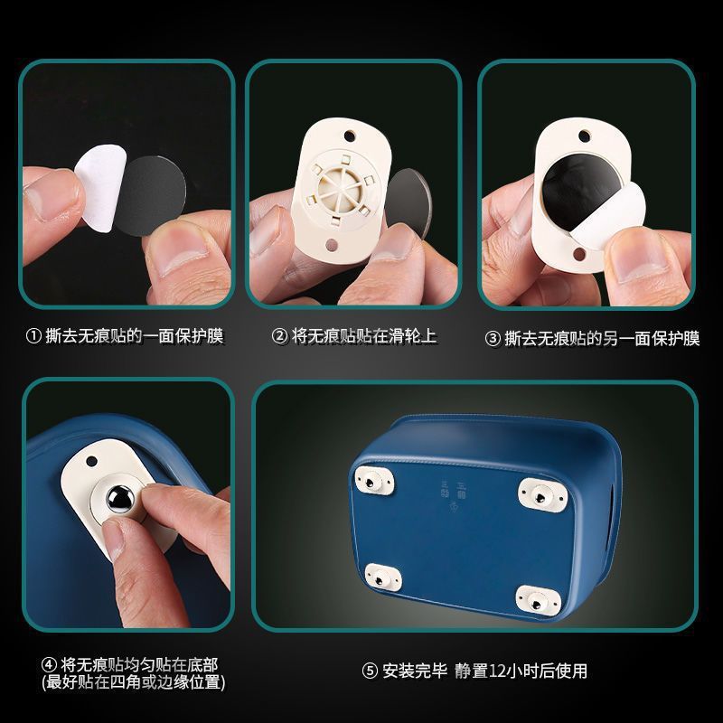 貼り付け式ボールプーリー万向輪静音移動小輪家庭用金属部品耐摩耗荷重キャスター|undefined