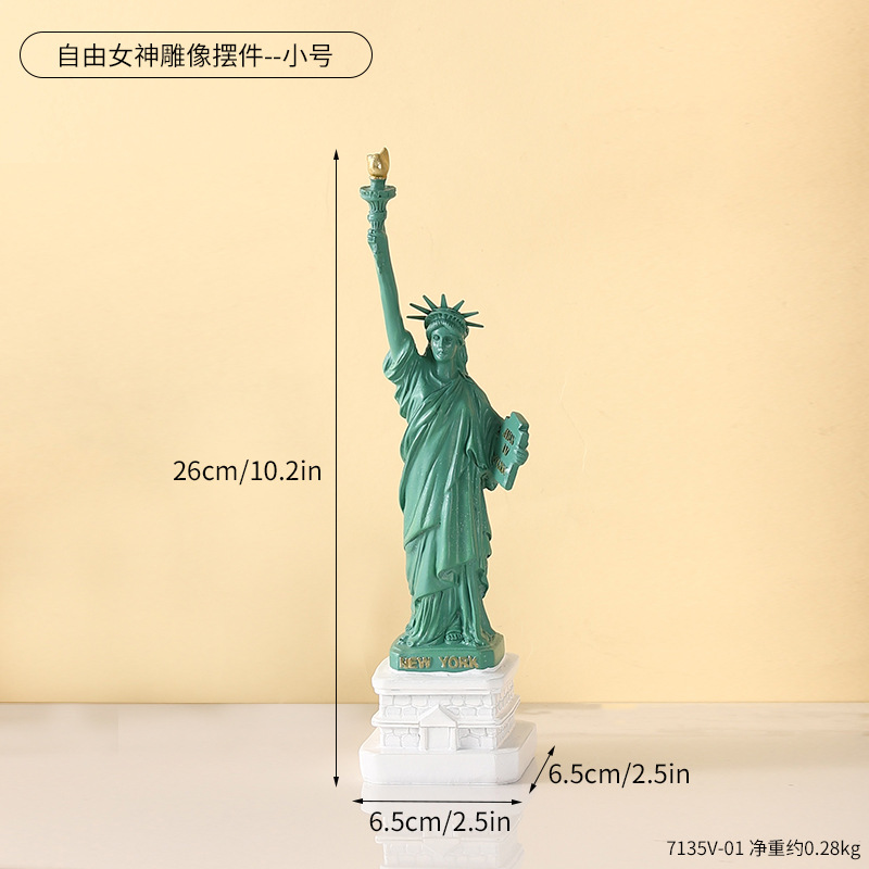 Nordic style left and right thinking character abstract resin crafts decoration office model room decoration 