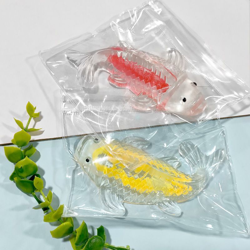 Simulated Koi Fish Squishy Toy, Popular on Social Media, Maltose Goldfish Squishy Stress Relief Toy for Children, Stress-Relief Gadget Simulated Koi Fish Squishy Toy, Popular on Social Media, Maltose Goldfish Squishy Stress Relief Toy for Children, Stress-Relief Gadget
