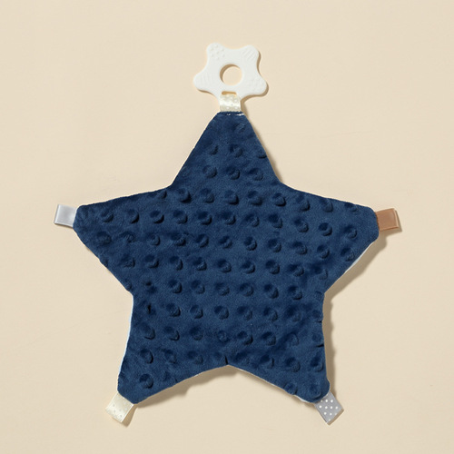 Doudou comfort napkin, baby can chew teether, baby doll, sleeping artifact, hand puppet toy, five-star