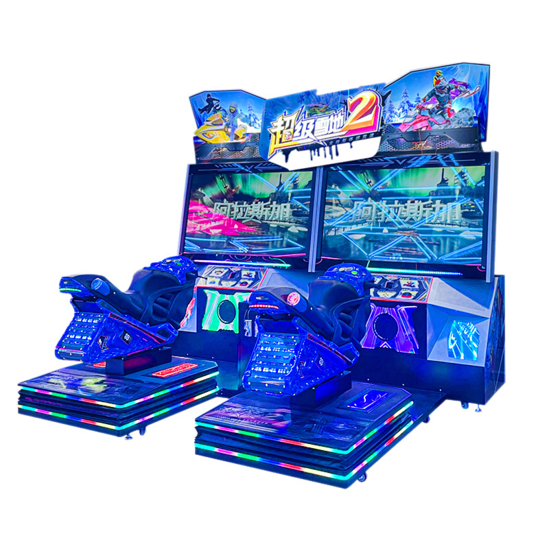 Racing Motorcycle Children's Paradise Juego de simulación Juego de juegos de entretenimiento interior Equipo de videojuegos Sala de juegos Juegos comerciales que conducen a monedas