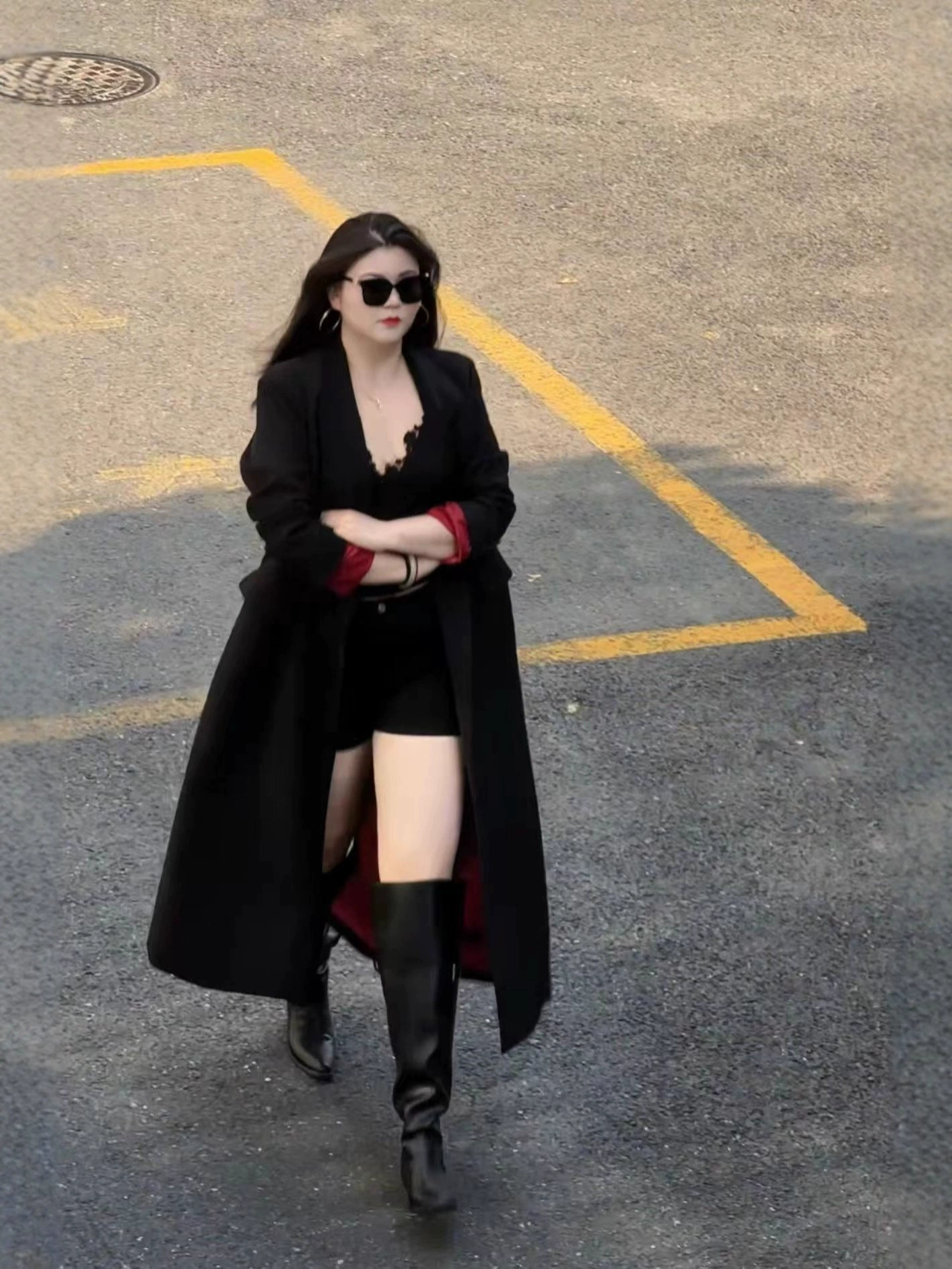 Winter long suit, trench coat, jacket, plus size