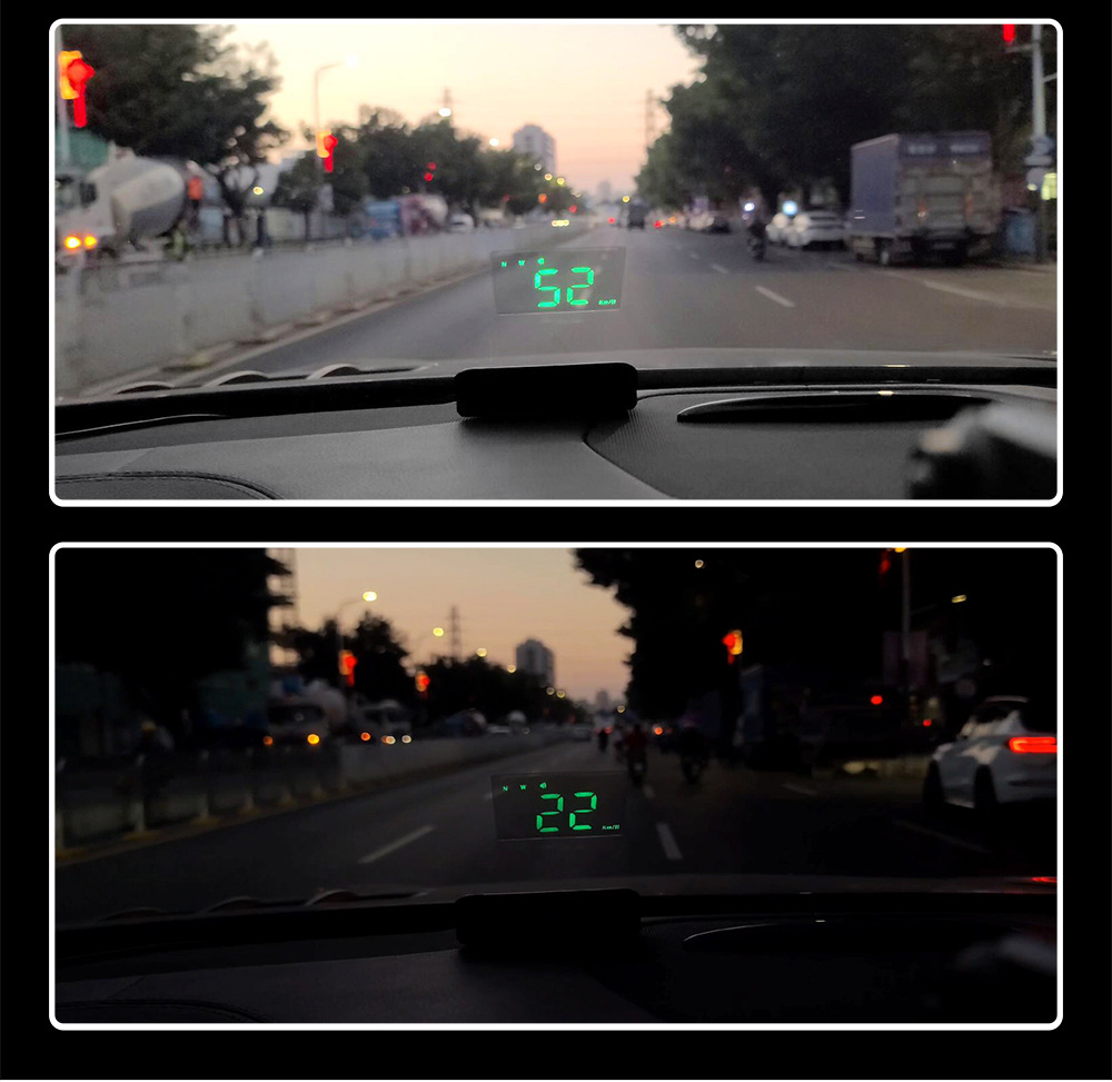 Cross-Border Hud Head-Up Display M1 Car Gps Speed Multi-Function Instrument Projector High-Definition Universal for Cars