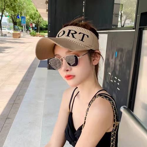 New style sun hat for women, fashion open-top hat, casual Korean style casual hat, duckbill hat, outdoor sun hat for women