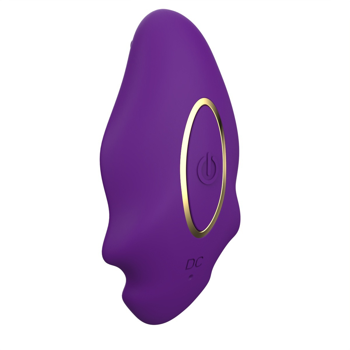 App-Controlled Wearable Clitoral Vibrator with Remote and Suction Cup, Purple — detail image 2