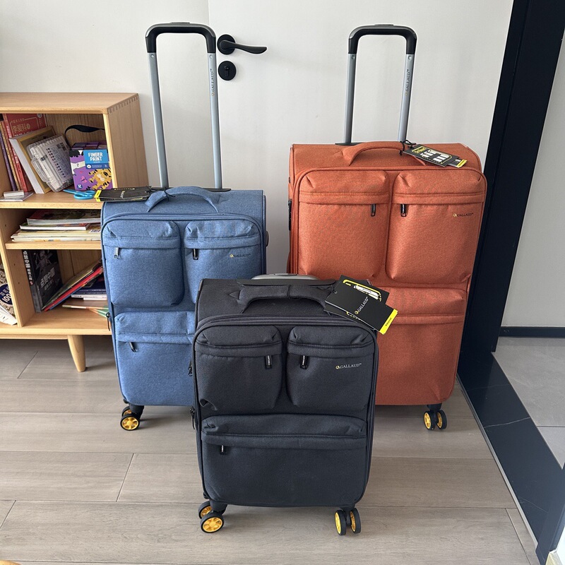 出口20寸登机超轻牛津布行李箱24静音万向轮旅行箱28帆布拉杆箱子|undefined