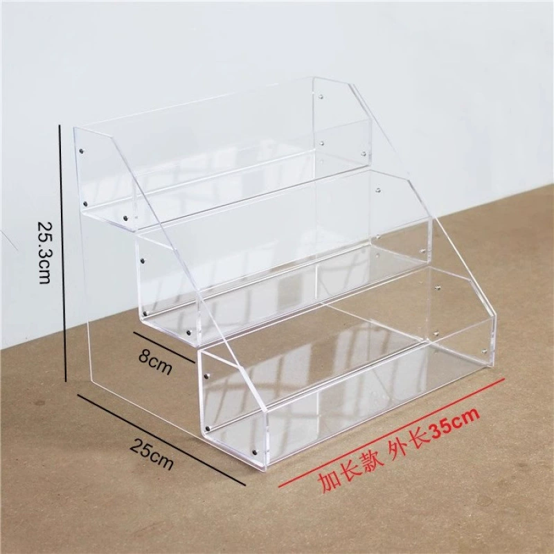 Акриловая полка для духов, полка для масок для лица, стеллаж для хранения косметики, коробка для демонстрации средств по уходу за кожей, многослойная настольная коробка для хранения, чемпионат