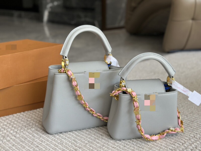 L Lady Bag Capucines Satchel with Leather Chain Full Package Cross-Border Exclusive Export Wholesale Dropshipping