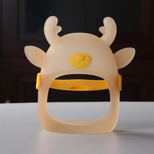 Newborn Deer Teether Silicone Baby Food Grade Teether Baby Molar Stick Teether Toy Manufacturer Wholesale