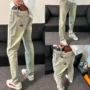 直筒修身印花同款牛仔裤