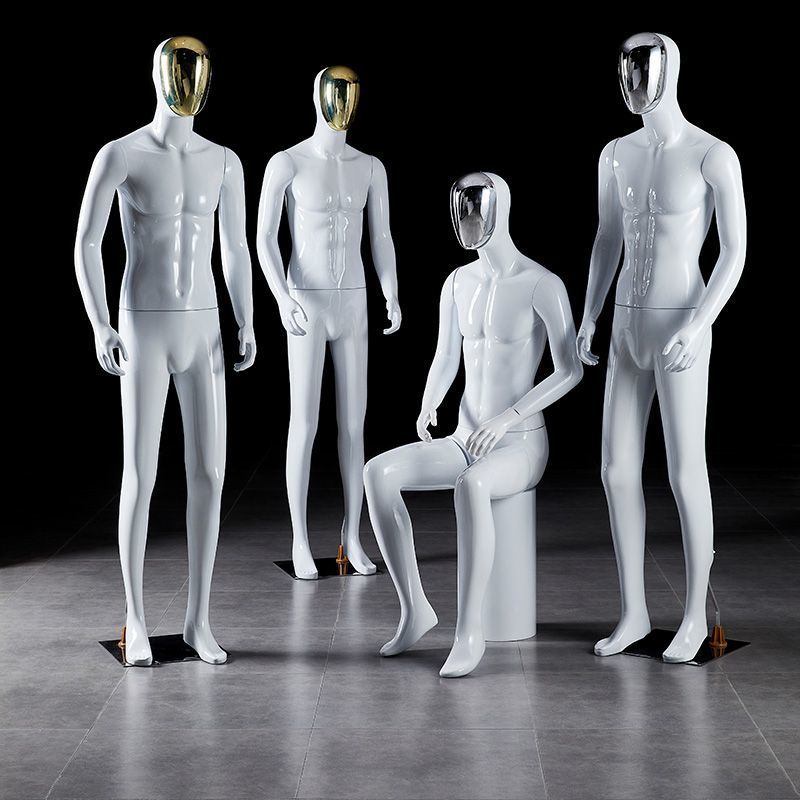Modelo masculino accesorios cuerpo humano maniquí de plástico plataforma tienda de ropa masculina ventana de ropa tiro estante de exhibición de ropa
