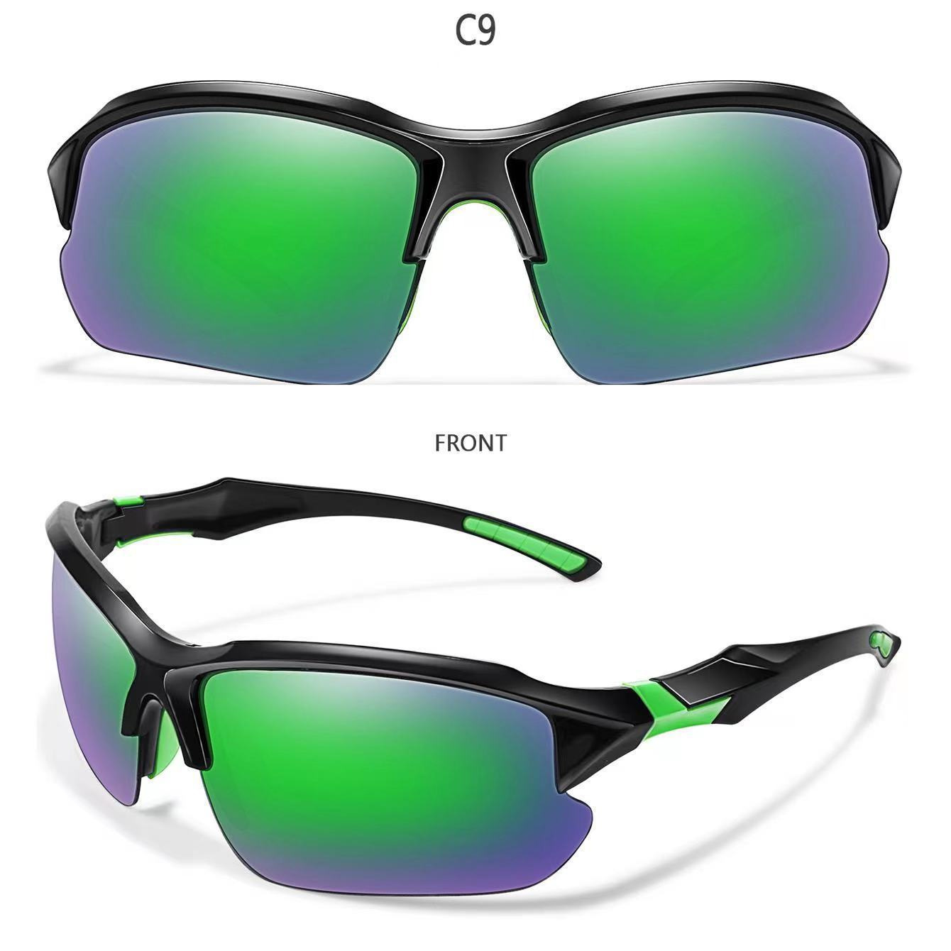 Occhiali da pesca polarizzati Orologio da pesca Occhiali da sole polarizzati anti-ultravioletti galleggianti Occhiali da sole sportivi da guida per equitazione all'aperto Luya_voghion.com