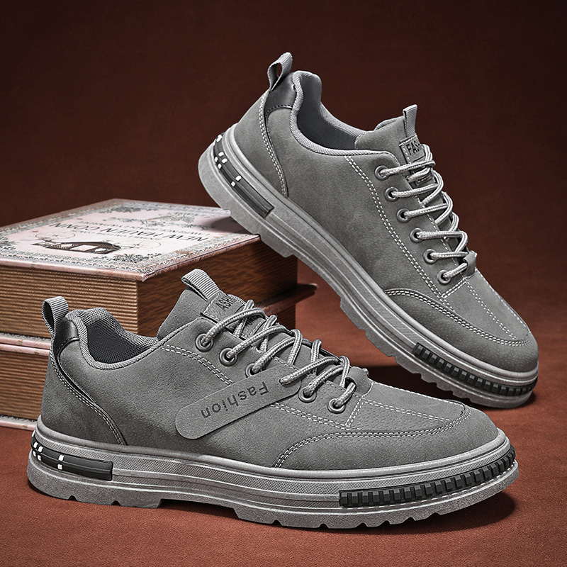 Zapatos de trabajo resistentes al desgaste, zapatos de trabajo ligeros, zapatos de trabajo de moda, zapatos de trabajo para hombres, 2025 nueva primavera