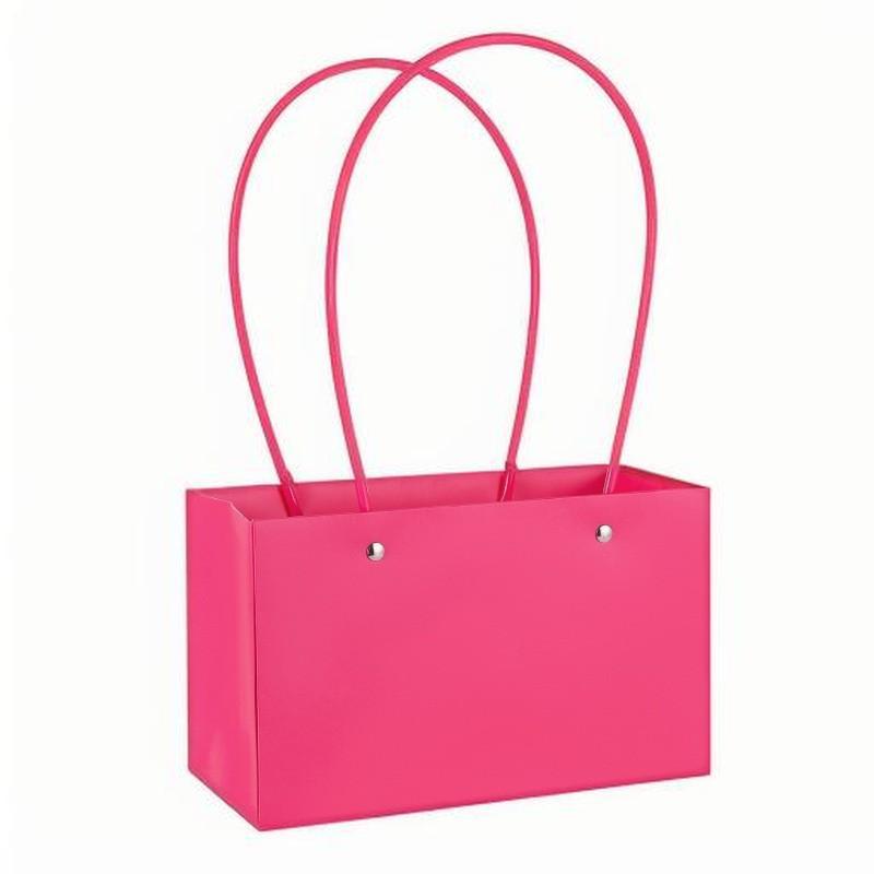Día de la Madre Macaron Bolsa de arreglos florales portátil Embalaje de flores al por mayor Bolsa de embalaje de ramo impermeable Caja de flores florales Canasta