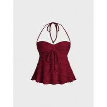 C 73755 Halter Tie Bandeau Top �Ҳ�ϵ��Ĩ�����羳����ͨ