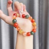 帝凯 Organic bracelet, jewelry, accessory, crystal, round beads, wholesale