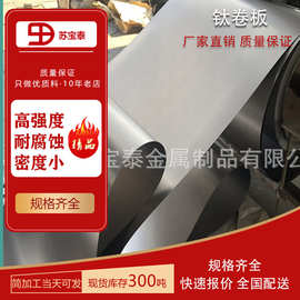 供应各种规格卷板平板板材钛合金带0.1 0.2 0.3mm纯钛带