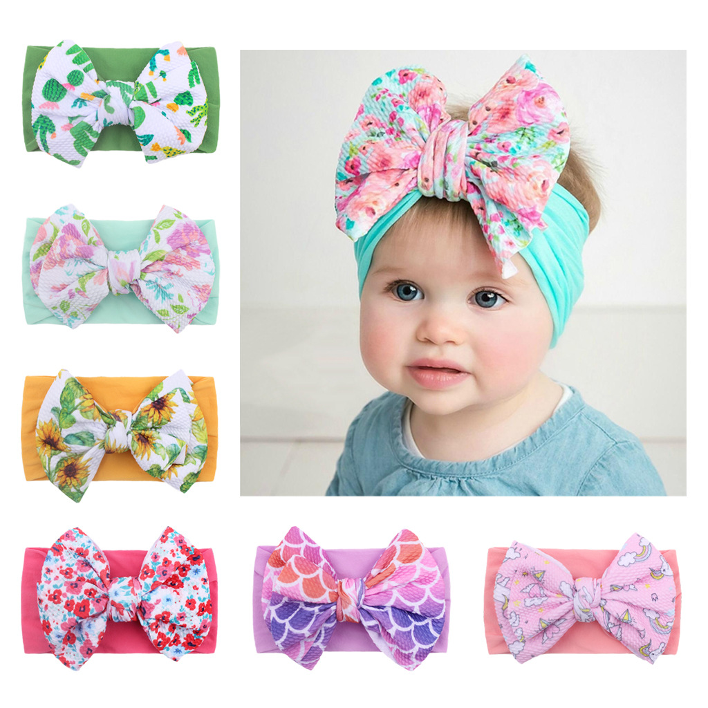 Fashion Bow Knot Nylon Hair Band display picture 3