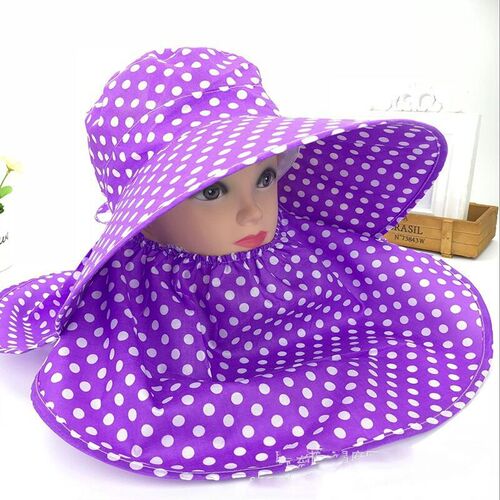 Sun protection hat for women, summer face mask, sun hat with large brim, cool hat for farming, tea picking, cycling, sunshade hat