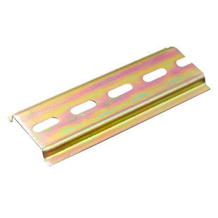 C45 open iron guide rail terminal rail distribution box rail clamping rail length 10cm10cm circuit breaker