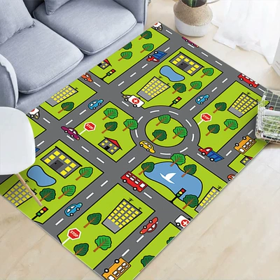 Avtomobil döşəmə paspasları, Floor Mat Car Track Bedside - qybr-909-120160cm-crystal-velvet