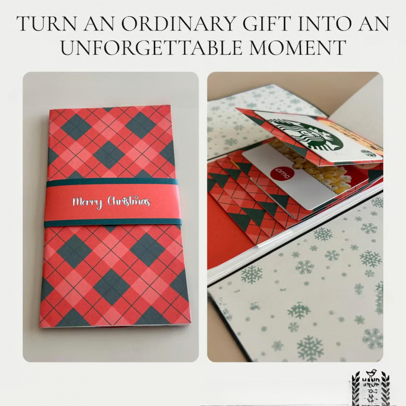 跨境Christmas Gift Card Holder Book|undefined