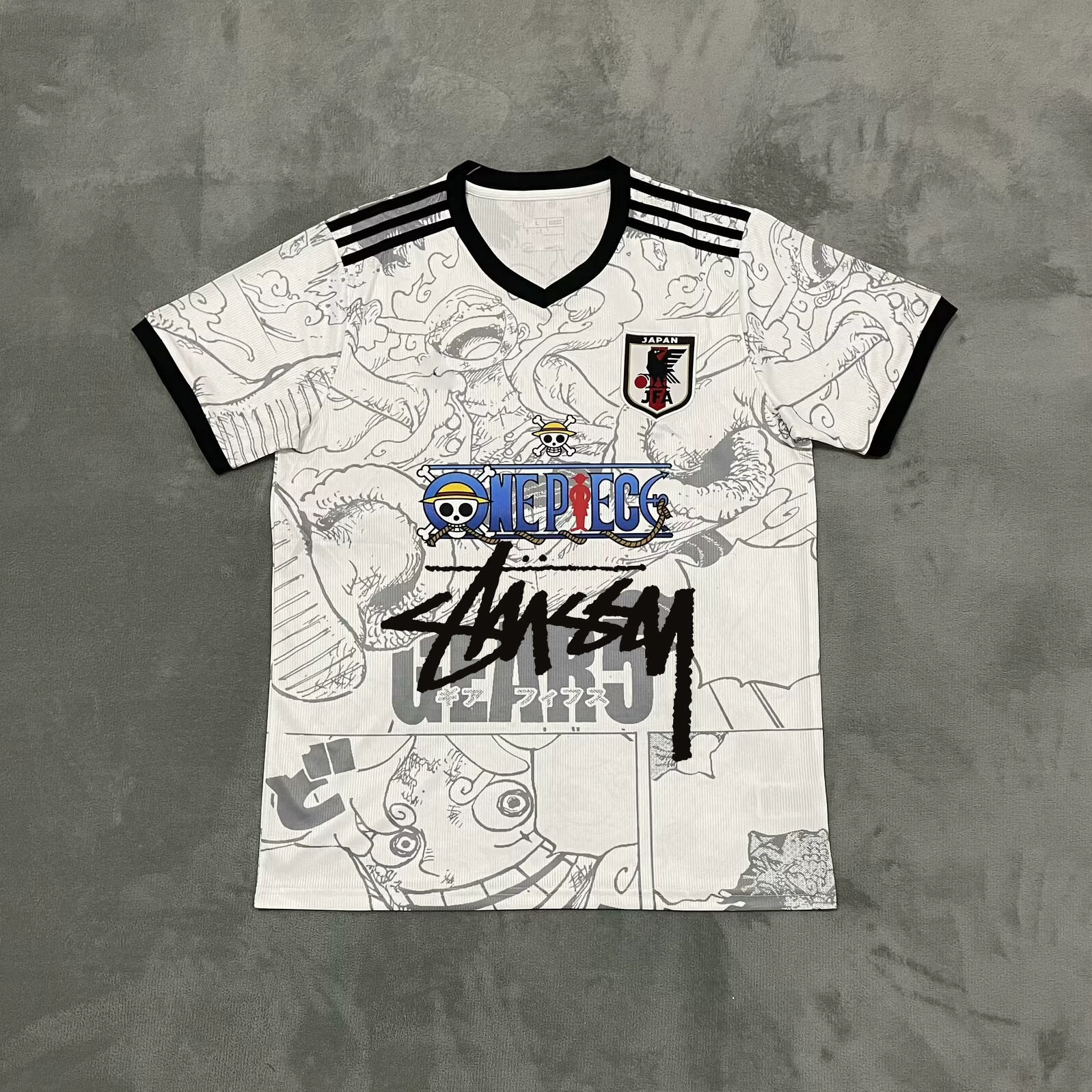 Футболка Stussy Stussy с подписью, Аргентина, Интер, Бразилия, Италия, Фламенго, короткие рукава