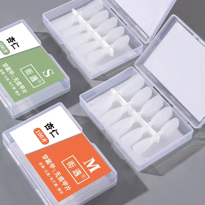 街遇穿戴甲甲片手工分码全贴美甲片免打磨美甲店用假指甲批发